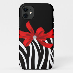 Etui iPhone Case-Mate Diva de diamant (rouge)
