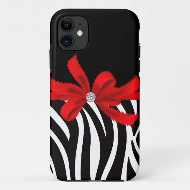 Coques Case-Mate iPhone Diva de diamant (rouge) (Dos)