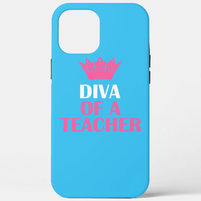 Coques Case-Mate iPhone "Diva d'un enseignant" (Verso)