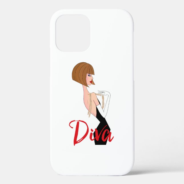 Coques Case-Mate iPhone "Diva fabuleux" (Verso)