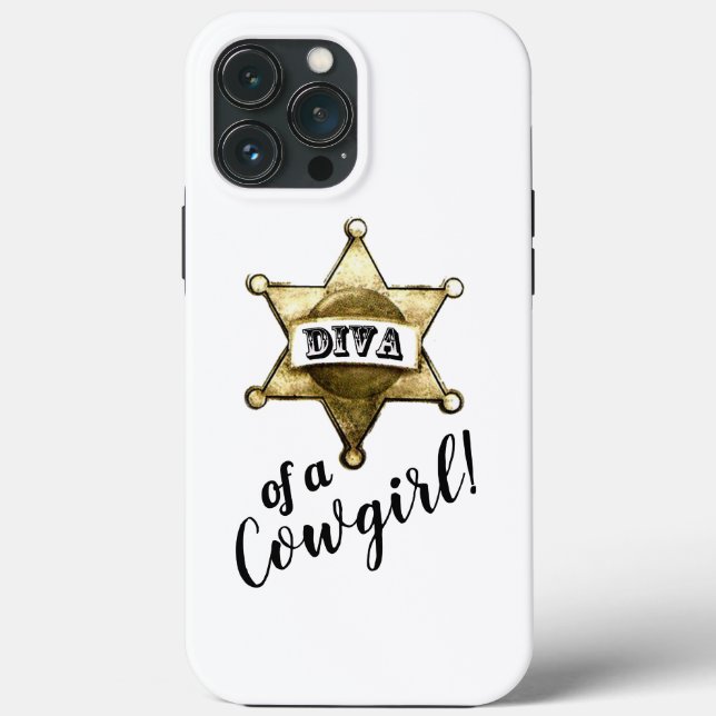 Coques Case-Mate iPhone "Diva of a Cowgirl" (Verso)
