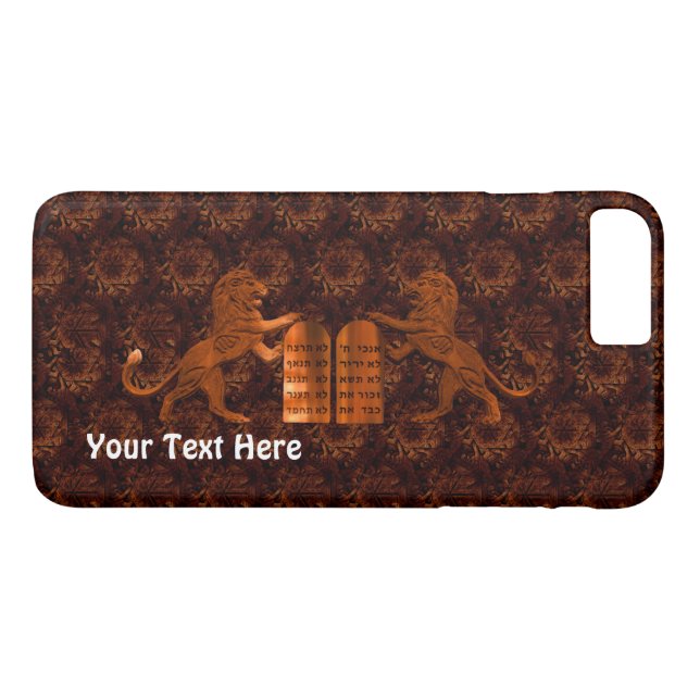 Coques Case-Mate iPhone Dix commandements et lions (Dos (Horizontal))