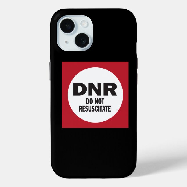 Coques Case-Mate iPhone DNR ne rétablissez pas la médecine (Verso)