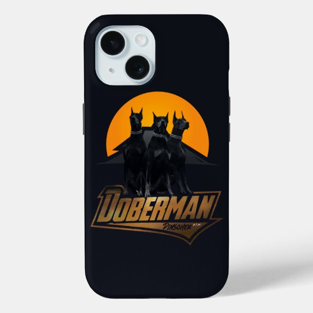 Coques Case-Mate iPhone Doberman Pinscher (Verso)
