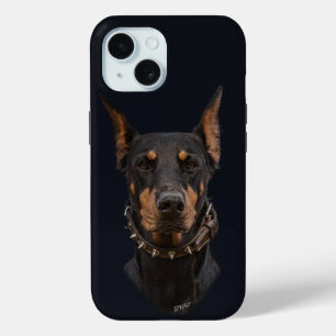 Coque Pour iPhone 15 Doberman Pinscher