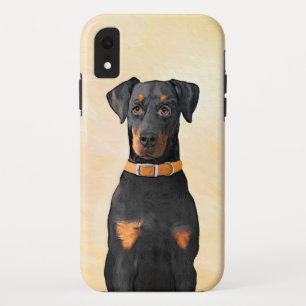 Case-Mate iPhone Case Doberman Pinscher Peinture non découpée Art origin
