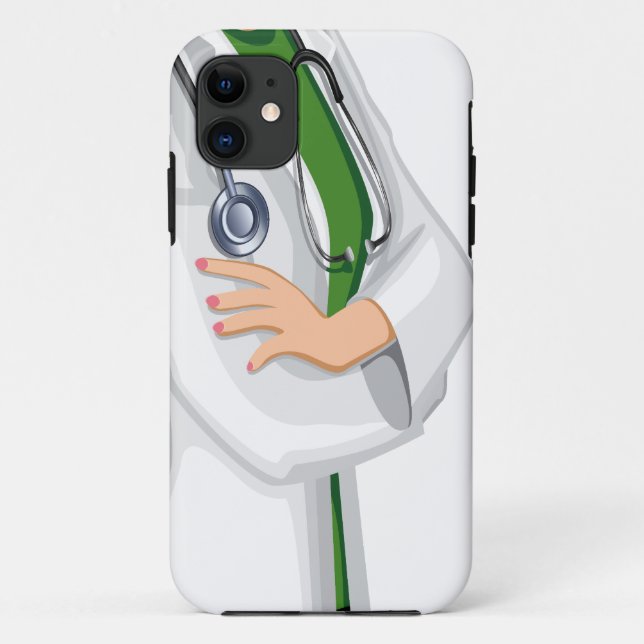 Coques Case-Mate iPhone Docteur de femelle de médecine (Dos)
