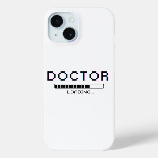 Coques Case-Mate iPhone Docteur Pixel Glitch Humour de Chargement (Verso)