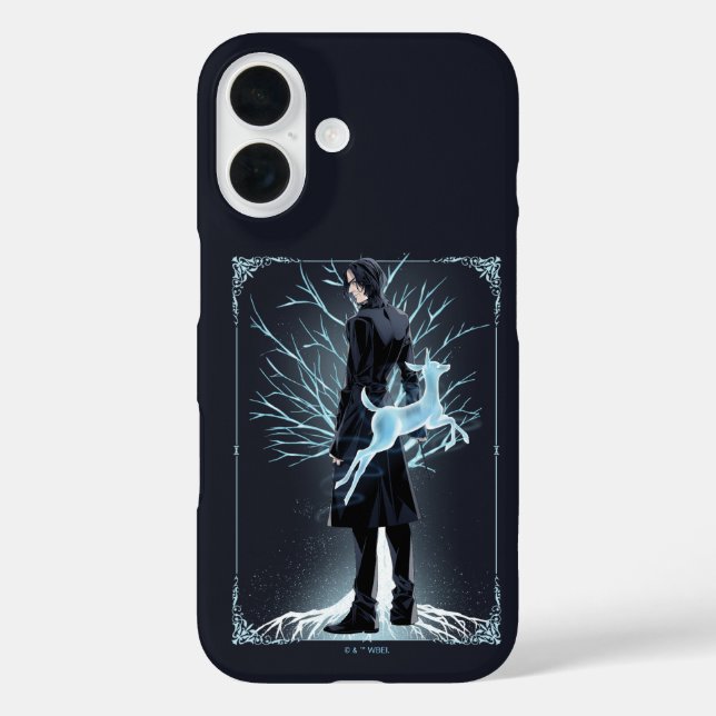 Coques Case-Mate iPhone Doe Patronus d'Anime Severus Snape (Verso)