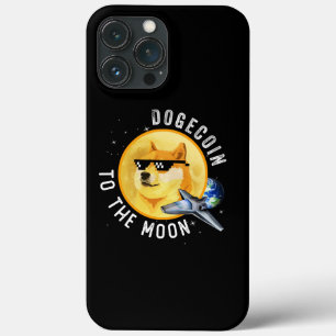 Case-Mate iPhone Case Dogecoin À La Lune Drôle Mème Cryptomonnaie