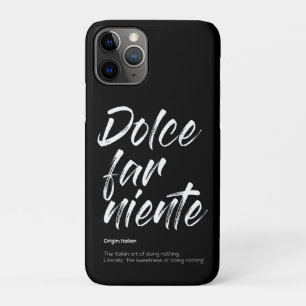 Case-Mate iPhone Case Dolce far niente - Couverture téléphonique (Noir)
