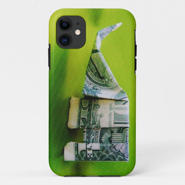 Coques Case-Mate iPhone Dollar facture origami éléphant sur arrière - plan (Dos)
