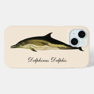 Coque Pour iPhone 15 Dolphin Delphinus Delphis, Mammifères marins Vinta