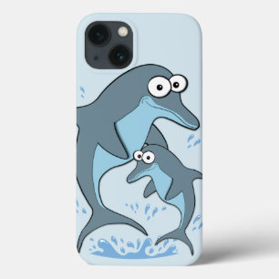 Etui iPhone 13 Dolphins