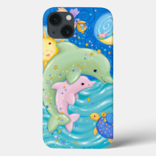 iPhone 13 Coque Dolphins Play