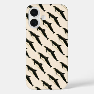 Coque Pour iPhone 16 Dolphins vintages Delphinus Tursio, Mammifères mar