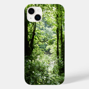 Coque Pour iPhone 14 Plus Dominicain Forêt de pluie II Vert tropical