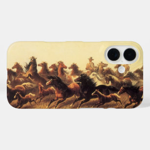 Coques iPhone 16 Domptage de chevaux sauvages par James Walker