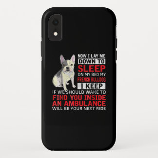 Case-Mate iPhone Case Don de chien | Je Dors Sur Mon Lit Mon Chien À Bal