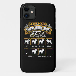 Case-Mate iPhone Case Don de chien Trucs de Bulldog français têtus