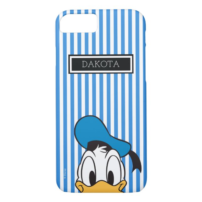 Coques Case-Mate iPhone Donald Duck | Peek-a-Boo | Votre nom (Dos)