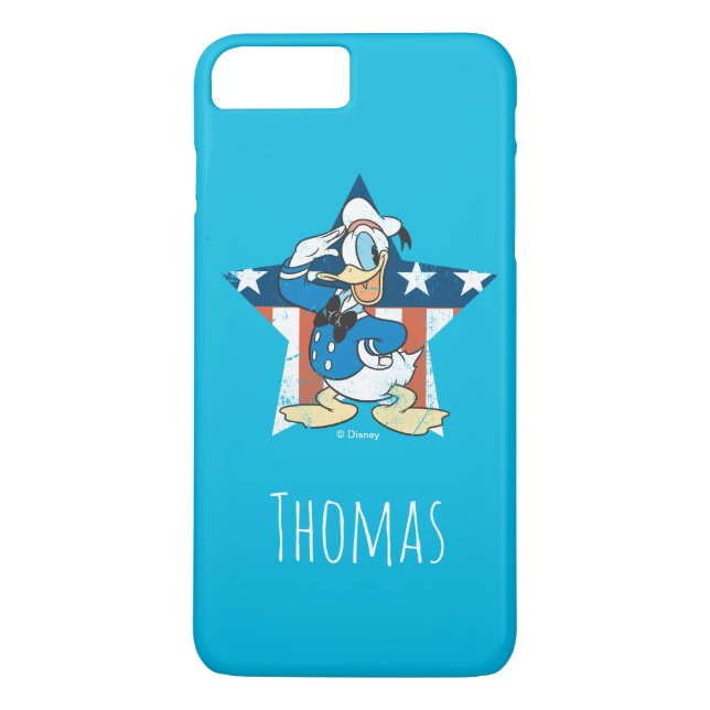Coques Case-Mate iPhone Donald Duck | Salute | Votre nom (Dos)