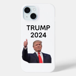Coque Pour iPhone 15 Donald Trump 2024