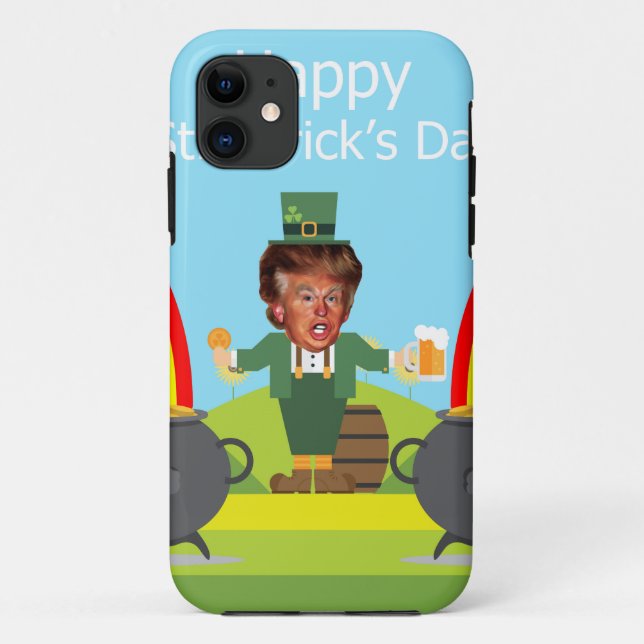 Coques Case-Mate iPhone donald trump leprechaun (Dos)