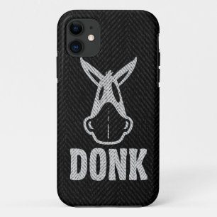 Coque iPhone 11 DONK - Blanc sur le noir - cas de l'iPhone 5
