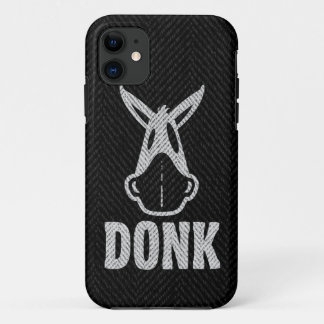 Coque iPhone 11 DONK - Blanc sur le noir - cas de l'iPhone 5