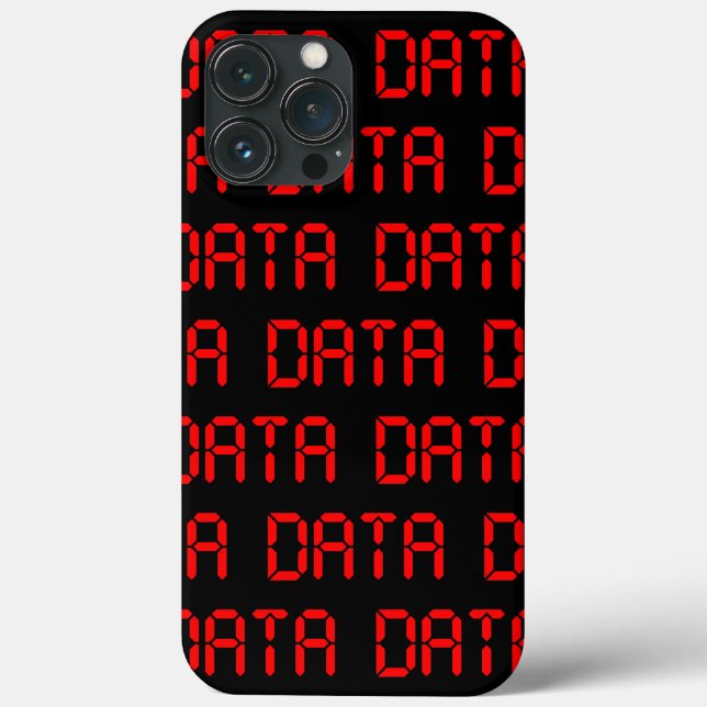 COQUES Case-Mate iPhone DONNÉES NUMÉRIQUES (Verso)
