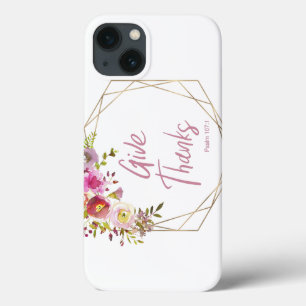 Case-Mate iPhone Case Donner Merci Aquarelle rose Florale