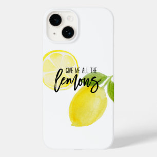 Coque Pour iPhone 14 Donnez-moi tous les citrons Coque-Mate iPhone 14 c