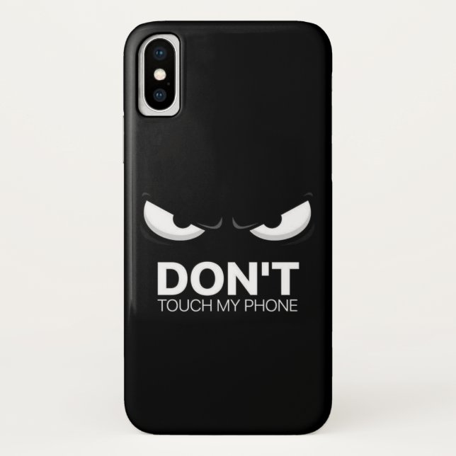 COQUES Case-Mate iPhone DON'T TOUCHE MY DE PHONES (Dos)