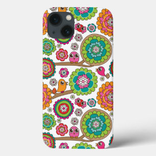 iPhone 13 Case doodflowers backgrows