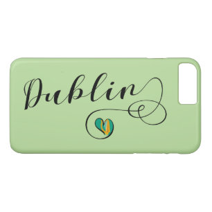 Coque iPhone 7 Plus Dossier de téléphone cellulaire de Dublin Heart, I