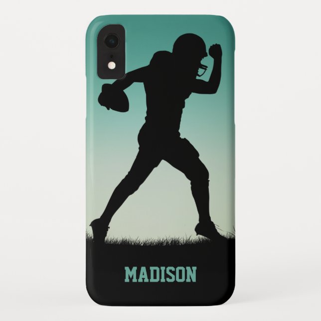 Coques Case-Mate iPhone Dossier téléphonique du joueur de football (Dos)