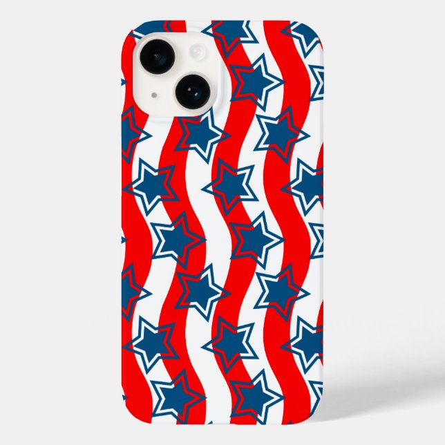 Coques Case-Mate iPhone Dossier téléphonique du jour de l'indépendance (Verso)