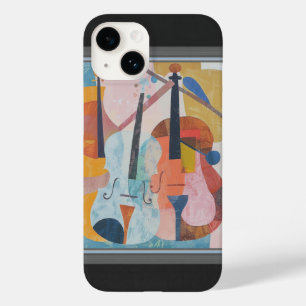 Coque Pour iPhone 14 Double basse colorée Abstraite
