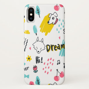 Case-Mate iPhone Case Douce main colorée dessinée