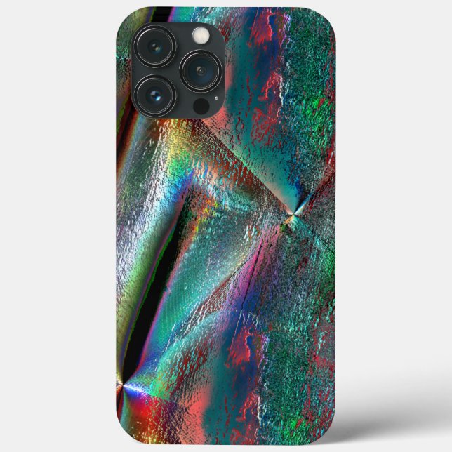 Coques Case-Mate iPhone Doux texture boisée psychédélique, numérique robus (Verso)