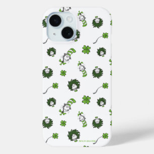 Coque Pour iPhone 15 Dr. Seuss Motif trèfle du Chat chapeauté