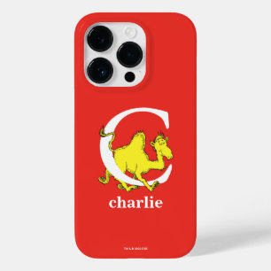 Coque Pour iPhone 14 Pro Dr Seuss's ABC : Letter C - White   Add Your Name