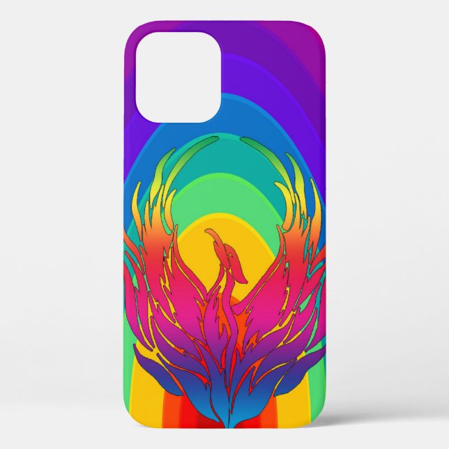 Coques Case-Mate iPhone Dragon arc-en-ciel (Verso)