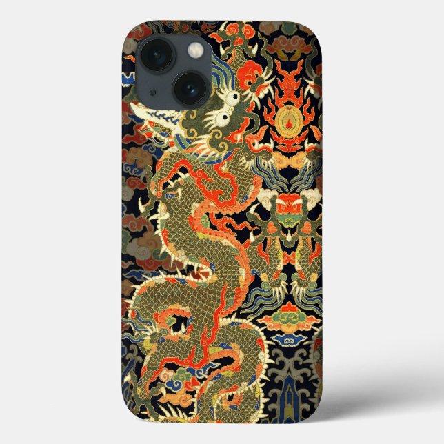 Coques Case-Mate iPhone Dragon asiatique chinois Art coloré (Verso)