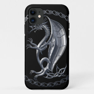 Coques Pour iPhone Dragon celtique argenté