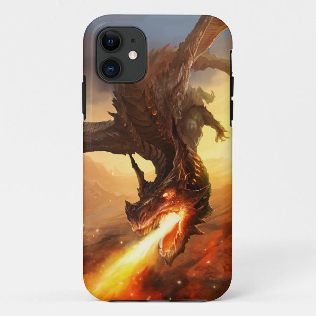 Coques Case-Mate iPhone Dragon du feu (Dos)