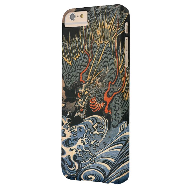 Coques Case-Mate iPhone Dragon en mer (Dos gauche)