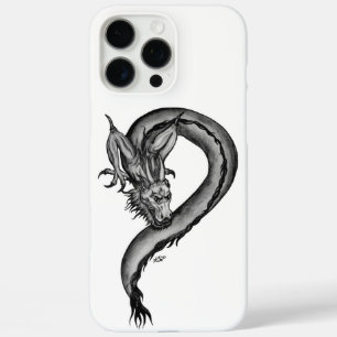 Coques iPhone 16 Pro Max Dragon en style tatouage