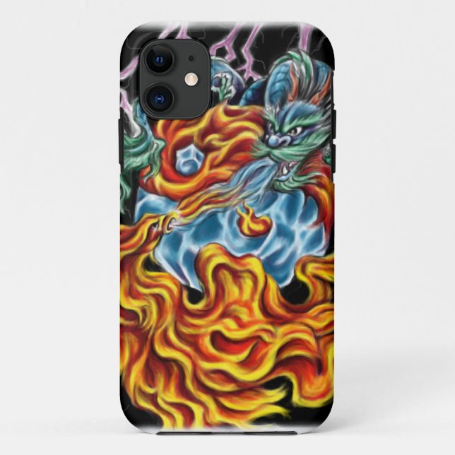 Coques Case-Mate iPhone Dragon et cas de Phoenix IPhone 5 (Dos)